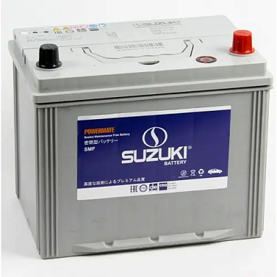 Автомобильный аккумулятор SUZUKI 6СТ-75.0 (90D26L) яп/ст. бортик