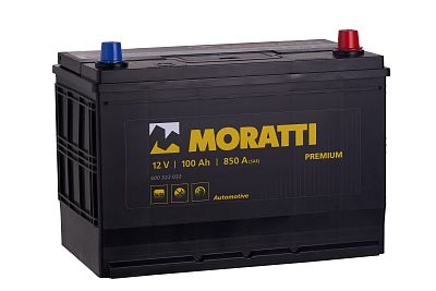 Автомобильный аккумулятор MORATTI JIS 100 а/ч (0) 105D31L (арт.600322032) 