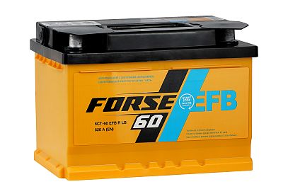 Автомобильный аккумулятор FORSE EFB 6CT-60 VLR (0) LB (арт. 560110051)
